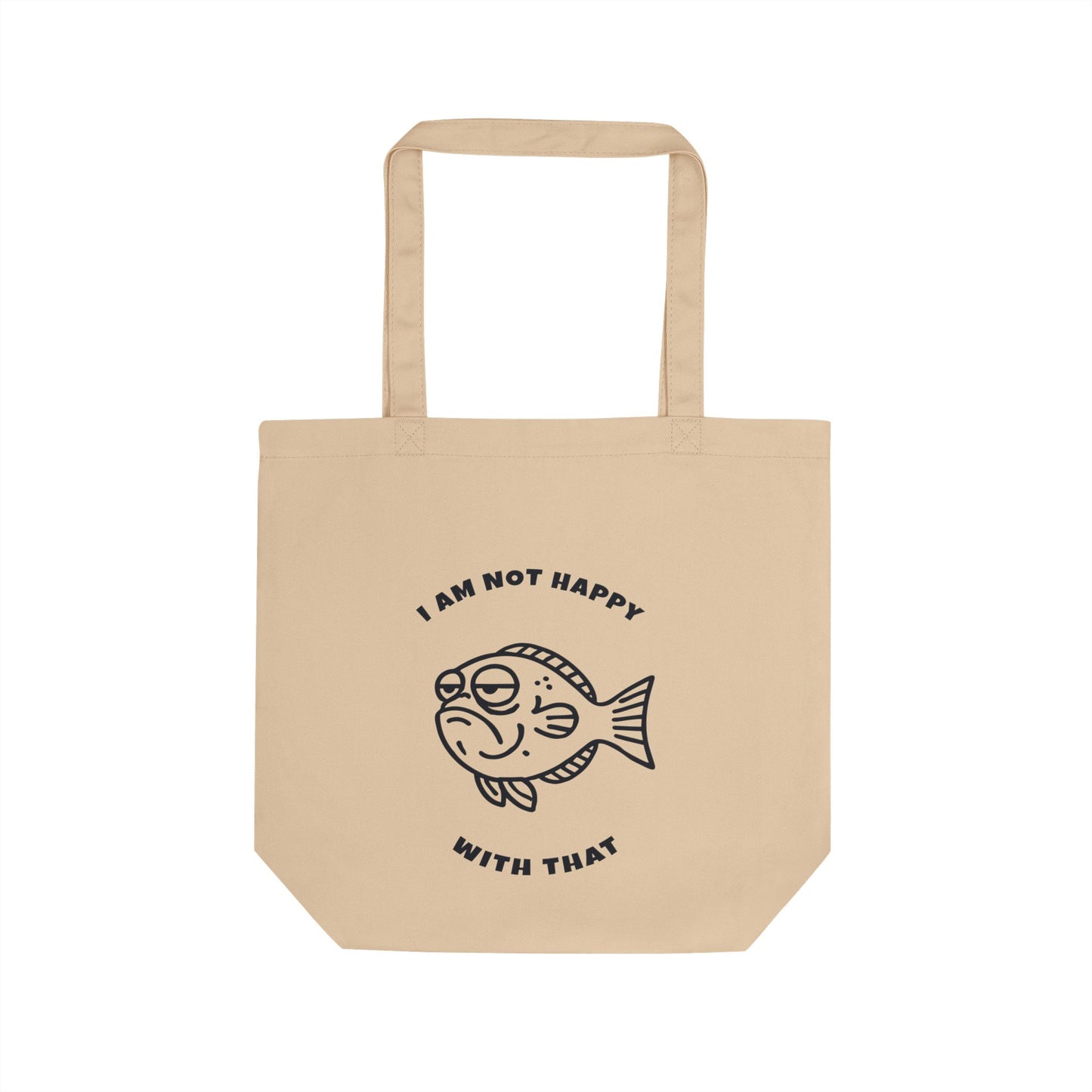 Go To Work Tote Bag — Funny Retro Protest Design Eco Tote