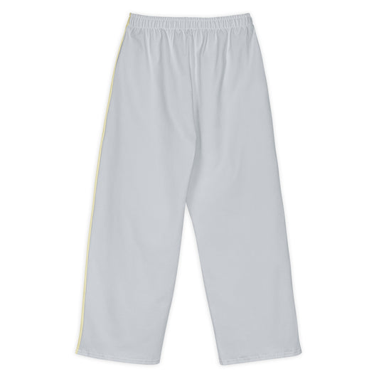 Just Color unisex wide-leg pants. Back View