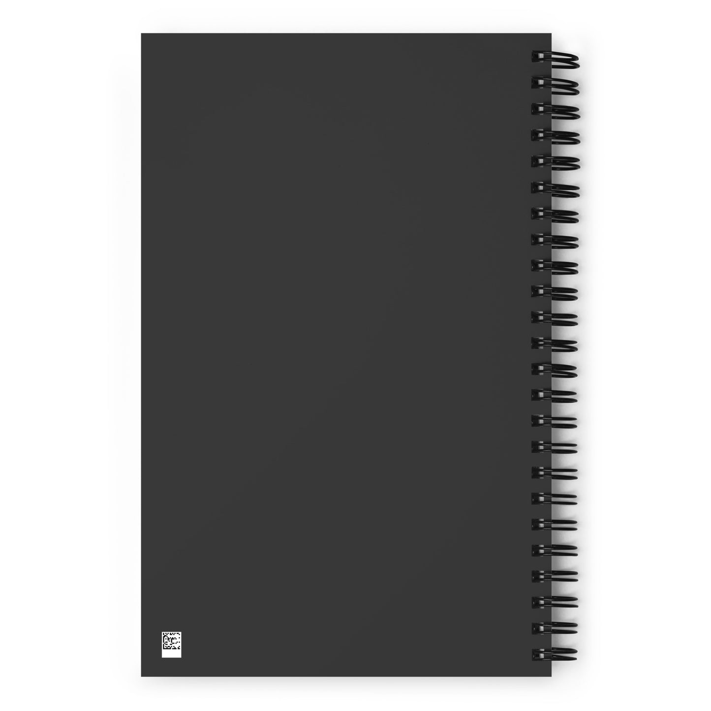 F*ck It wire-o bound notebook, dark grey back over