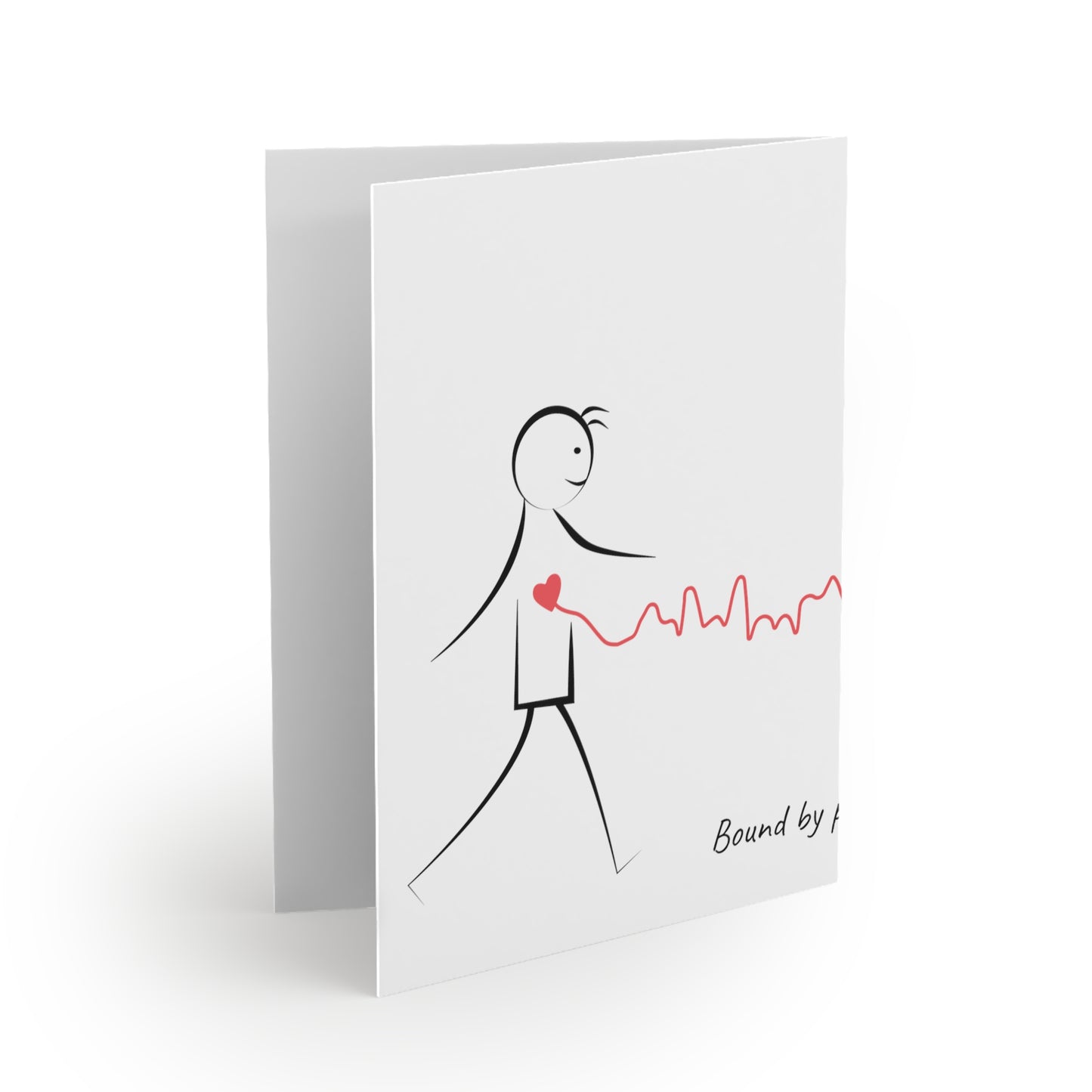 Greeting Cards — "Paws and Pulse" Dog Heartbeat Notecard Set (8/16/24 pcs)