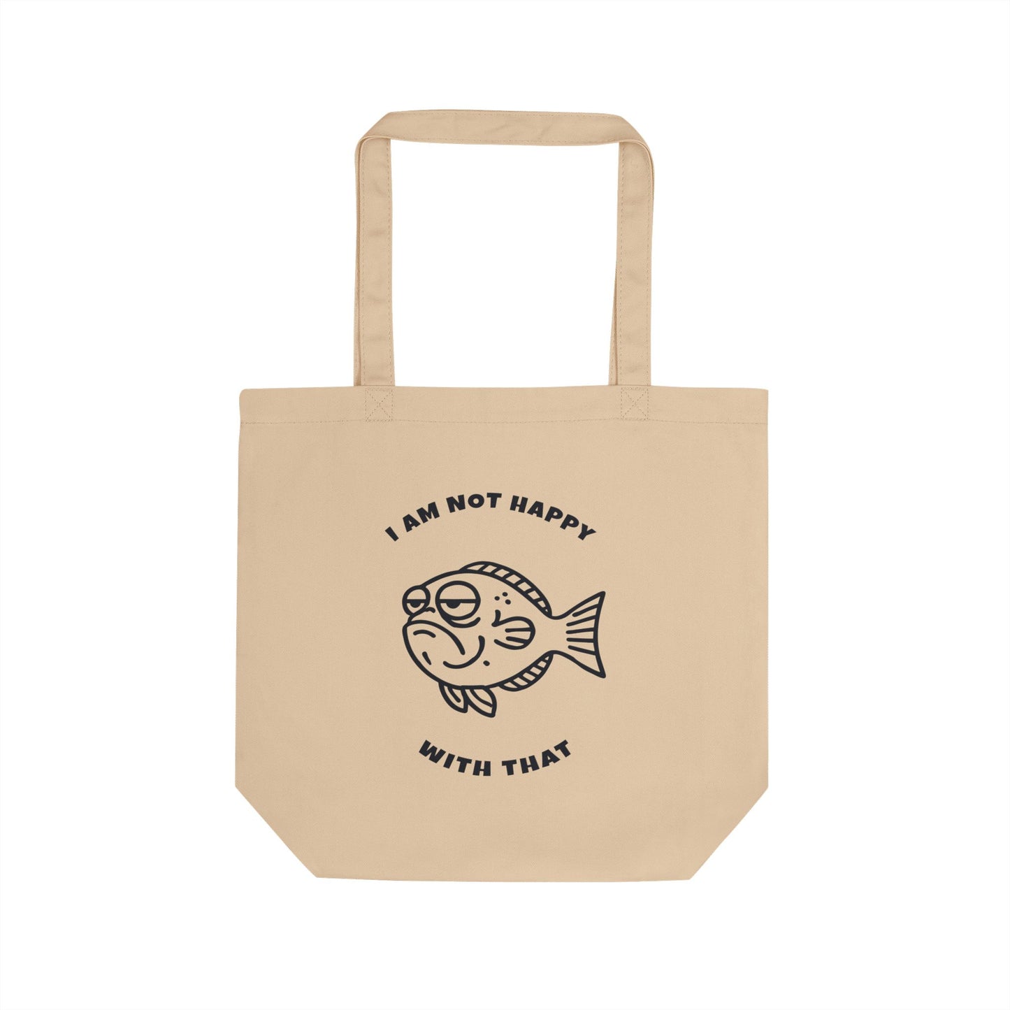 Go To Work Tote Bag — Funny Retro Protest Design Eco Tote