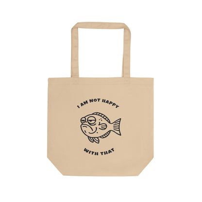 Go To Work Tote Bag — Funny Retro Protest Design Eco Tote