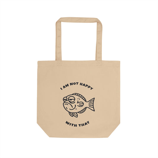 Go To Work Tote Bag — Funny Retro Protest Design Eco Tote