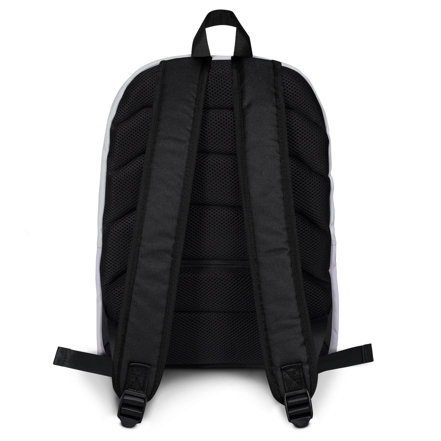 Just Color backpack, wearable color study collection, back view