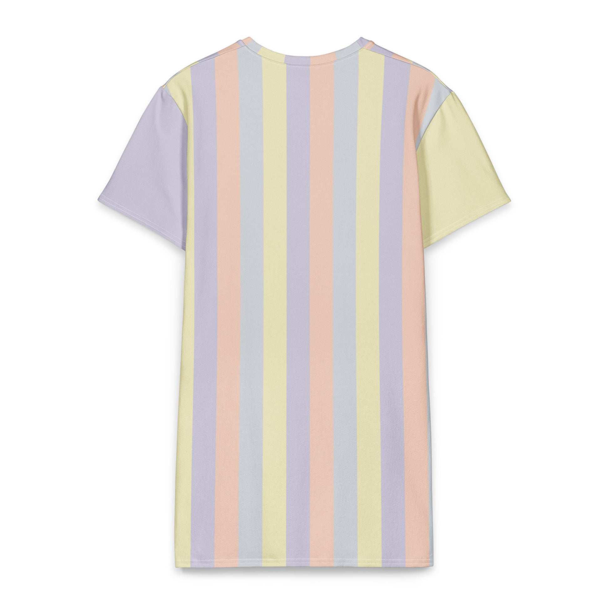 Just Color — Cotton T-Shirt Dress, front flat view