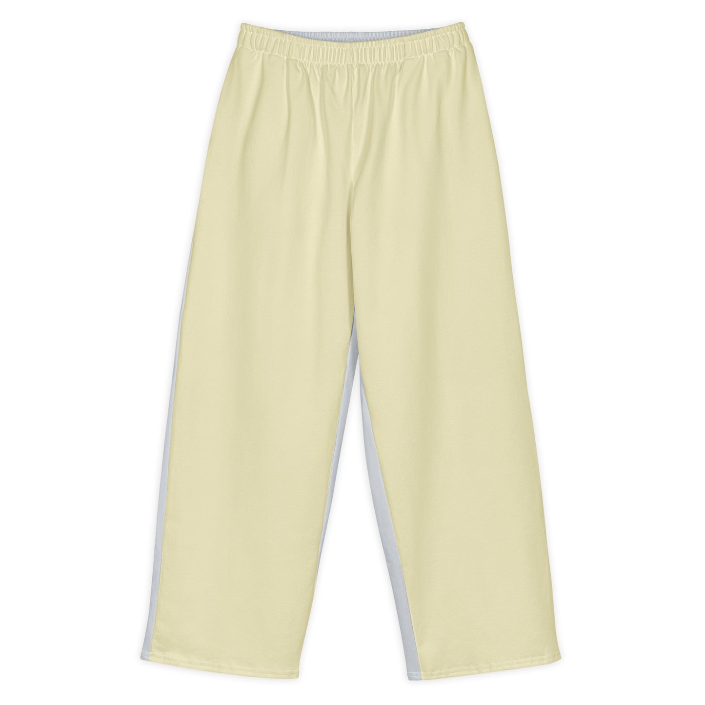 Just Color unisex wide-leg pants. Front view.