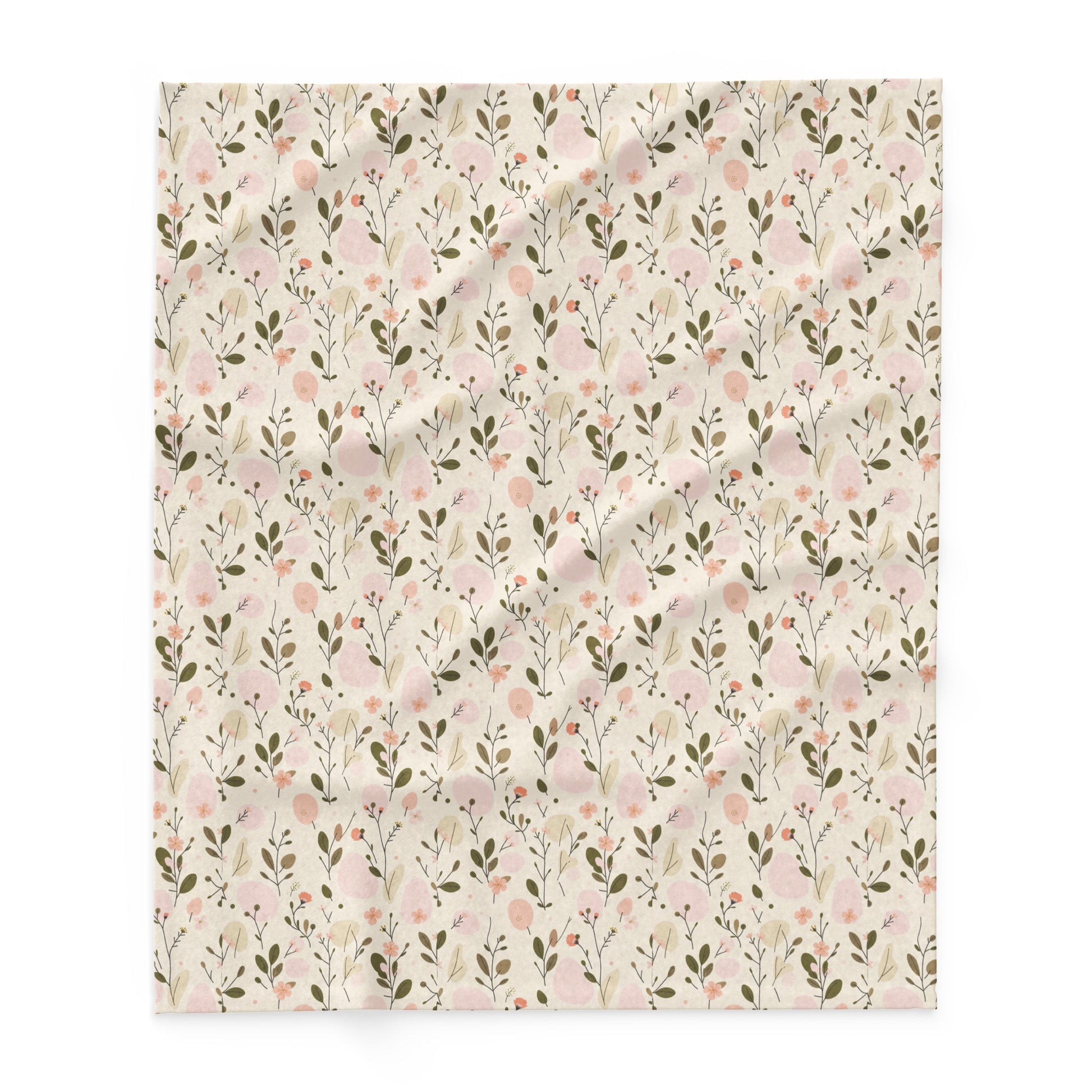Women's Soft Bloom floral fleece blanket in three sizes — MWL My Wish List
