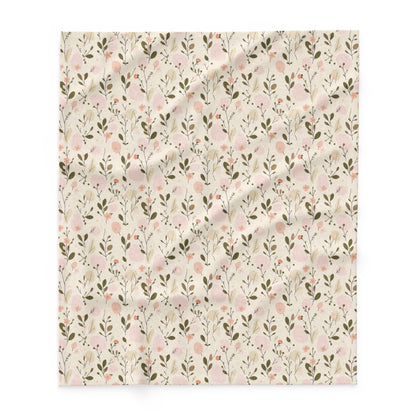 Women's Soft Bloom floral fleece blanket in three sizes — MWL My Wish List