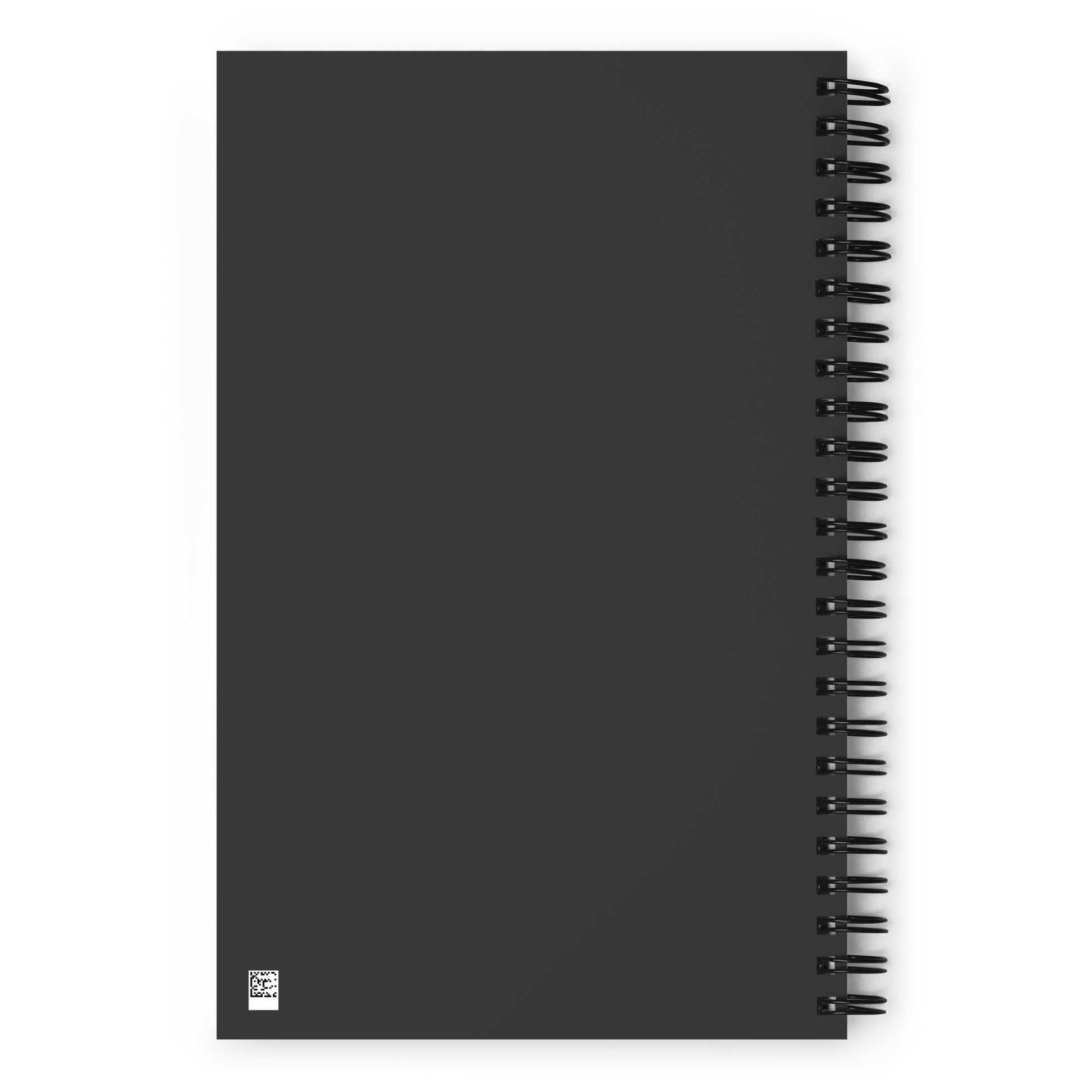 F*ck It wire-o bound notebook, dark grey back over