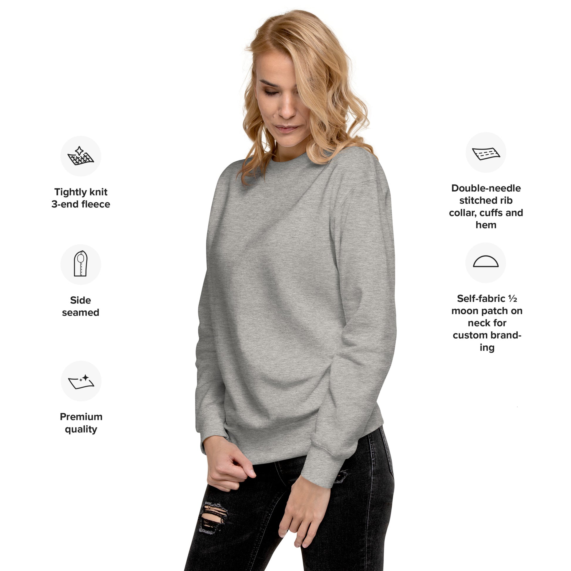 Product mockup, front view